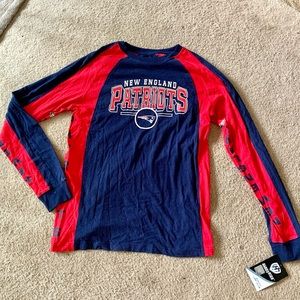 NWT Men’s New England Patriots Long Sleeve Jersey